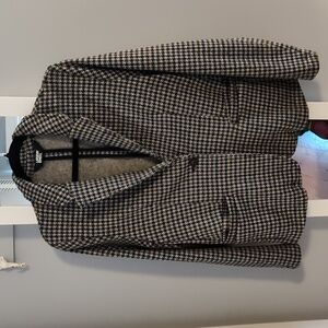 Lands' End Sweater Fleece Blazer Jacket, Medium